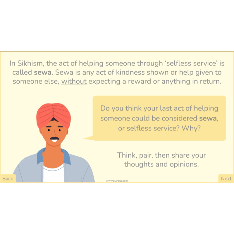 PlanBee KS2 Sikh Worship and Community KS2 lesson plans by PlanBee
