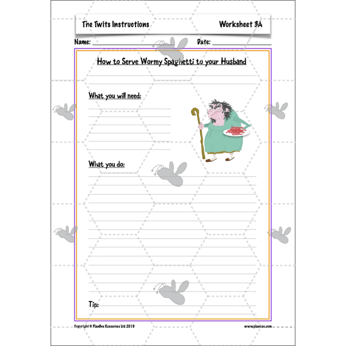 PlanBee The Twits Instructions KS2 | Year 4 English Pack