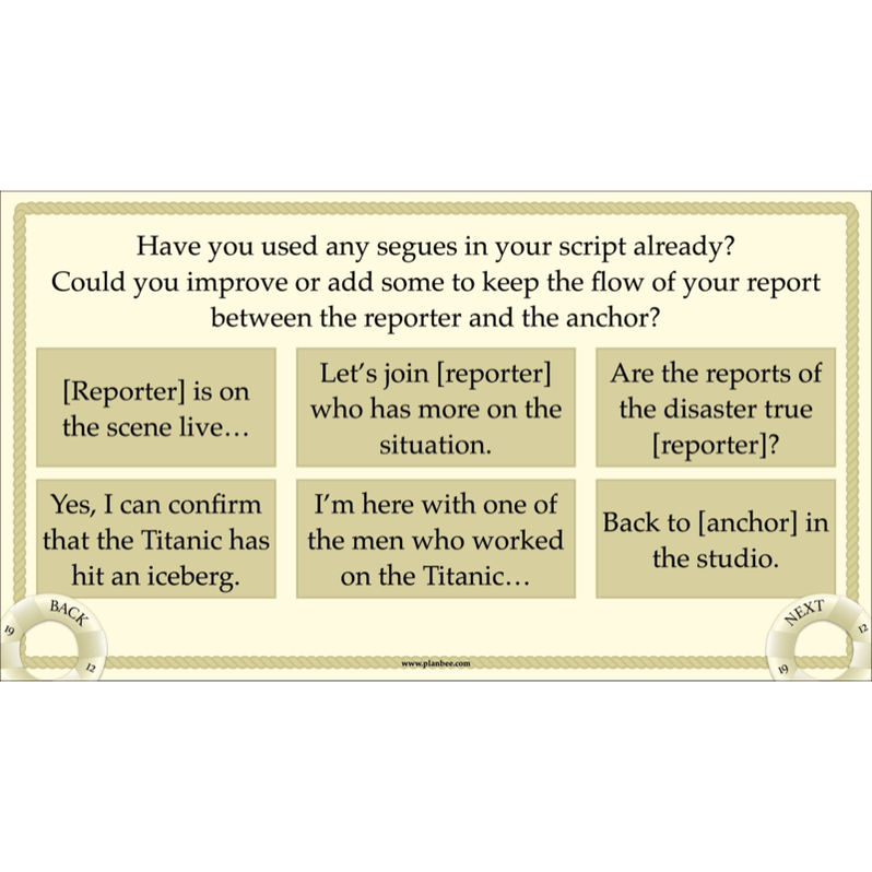 Titanic Recounts and Reports English KS2 Lesson Pack — PlanBee