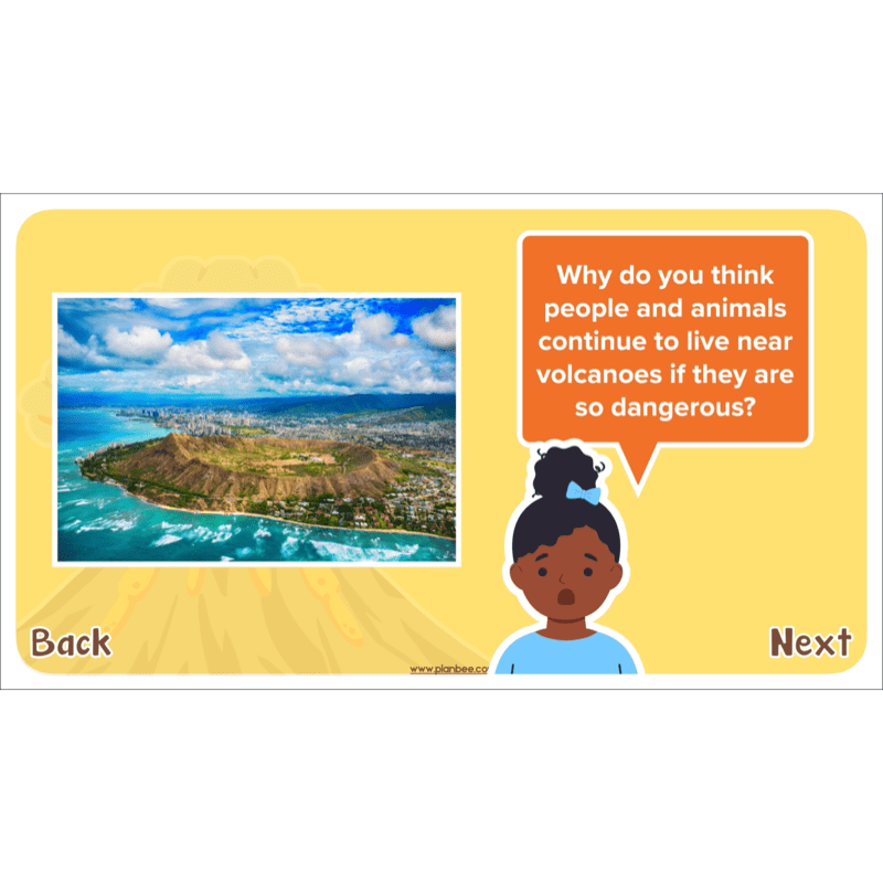 PlanBee Volcanoes KS2 Geography Lesson Planning