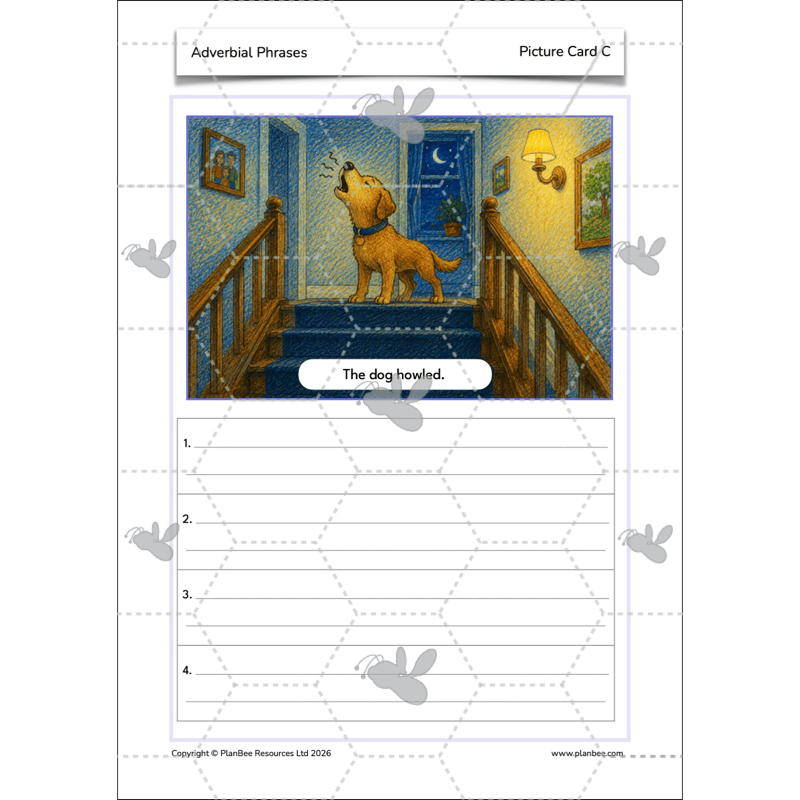 PlanBee Adverbial Phrases KS2 English Lesson Pack