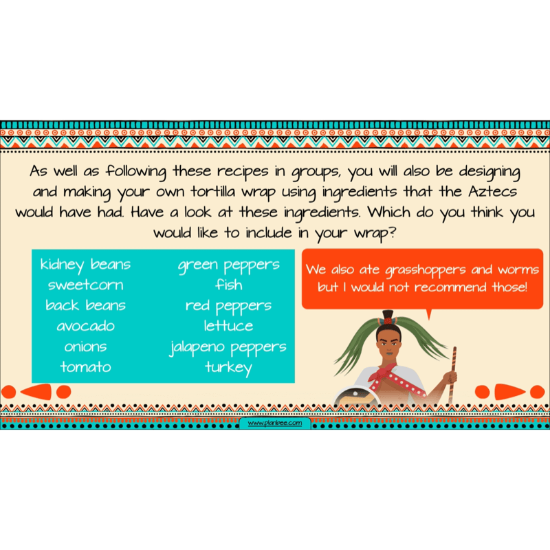 PlanBee Aztecs KS2 Topic Enrichment Pack