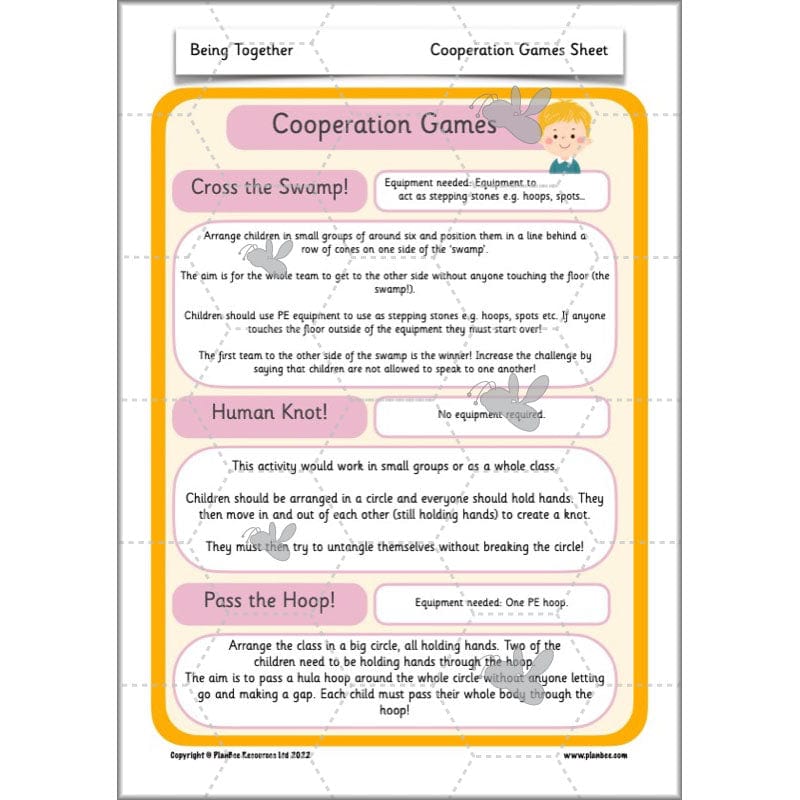 PlanBee Being Together PSHE KS1 lessons by Planbee