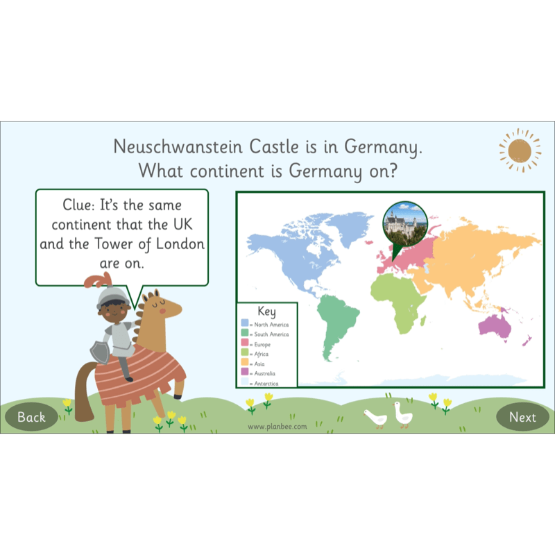 PlanBee Castles KS1 Geography Lesson Planning and Resources