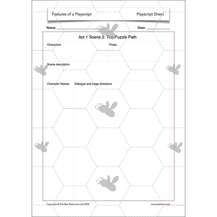 Features of a Playscript KS2 | English Lesson Pack — PlanBee