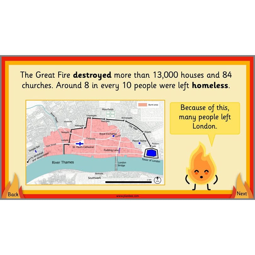 PlanBee Great Fire of London Year 1/2 KS1 History Lessons | PlanBee