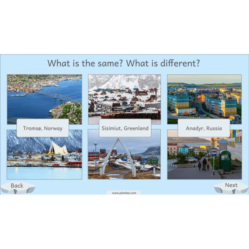 PlanBee Let's go to the Arctic KS1 Geography Lesson Pack