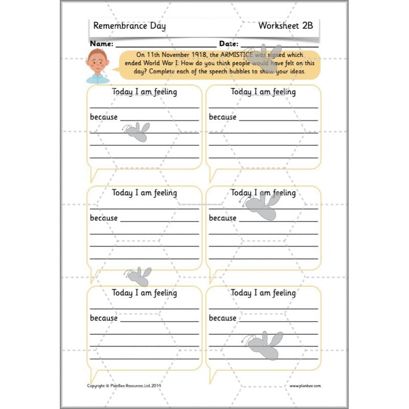 PlanBee KS1 Remembrance Day Lesson | Year 2 History Planning
