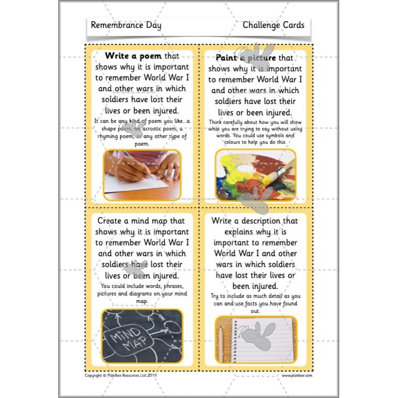 PlanBee KS1 Remembrance Day Lesson | Year 2 History Planning