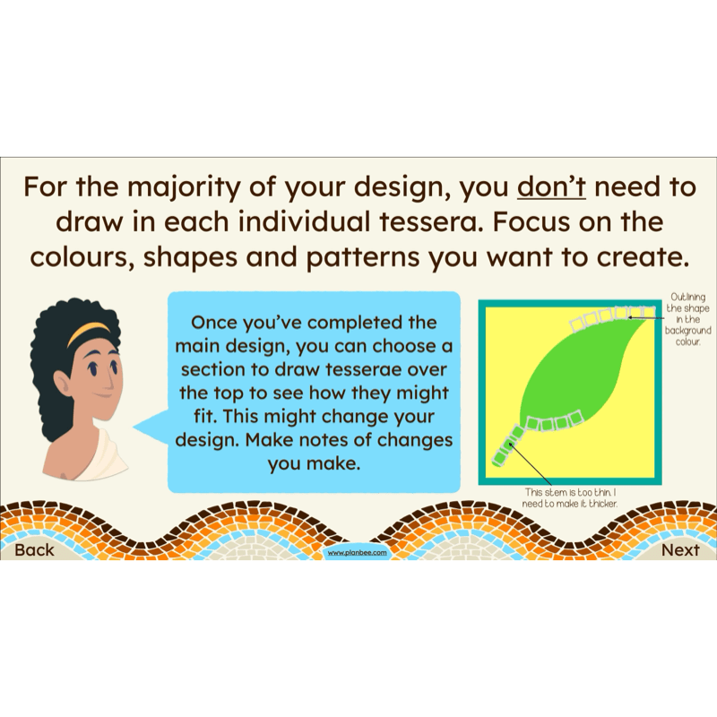 PlanBee Roman Mosaics KS2 Art Planning