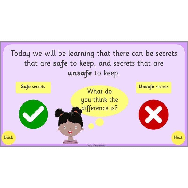 PlanBee Safe Spaces and Boundaries PSHE KS1 lessons by PlanBee