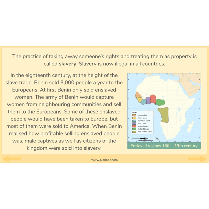 PlanBee The Kingdom of Benin KS2 History Lesson Pack