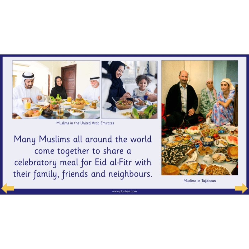 PlanBee What do Muslims celebrate? KS1 Islamic Festival Lessons