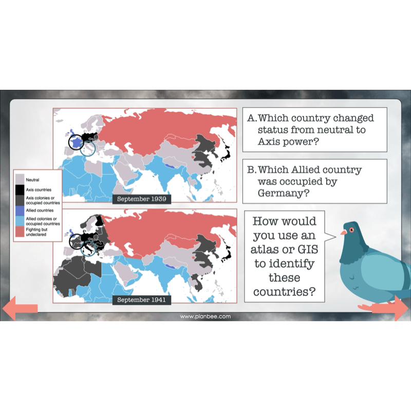 PlanBee World War 2 (UKS2) Topic Enrichment Lesson Pack