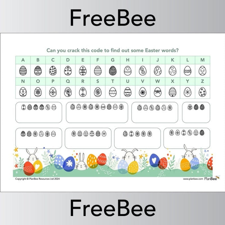 printable-code-breaker-easter-quiz-for-kids-by-planbee for Free Printable Code Breaker Worksheets Printable Code Breaker Easter Quiz for Kids by PlanBee for Free Printable Code Breaker Worksheets