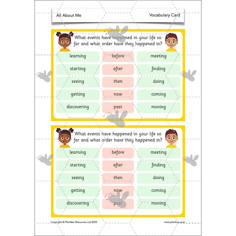 PlanBee All About Me KS1 History Lesson Planning Pack
