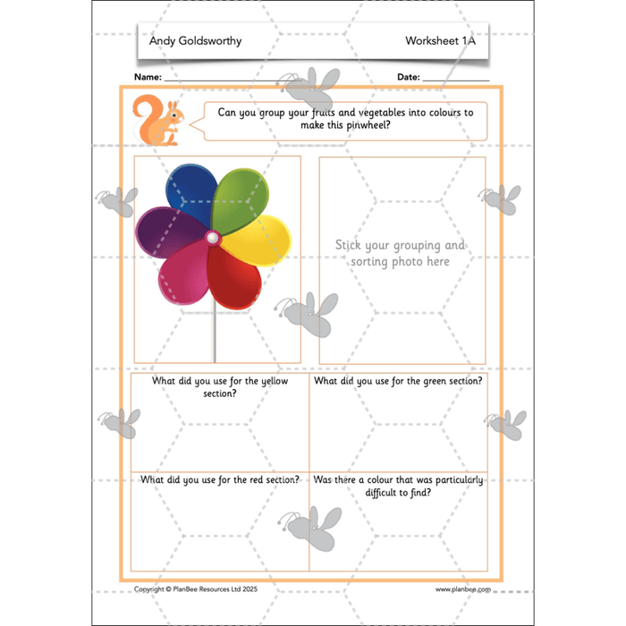 PlanBee Andy Goldsworthy KS1 Art Lesson Plans created by PlanBee