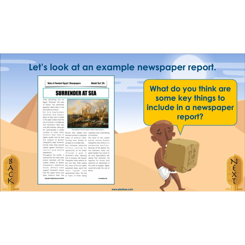 PlanBee Cleopatra KS2 | English Lesson Pack