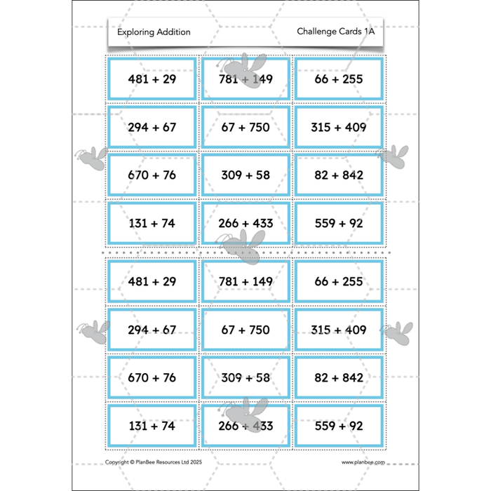 PlanBee Exploring Addition Year 4 Maths Planning by PlanBee