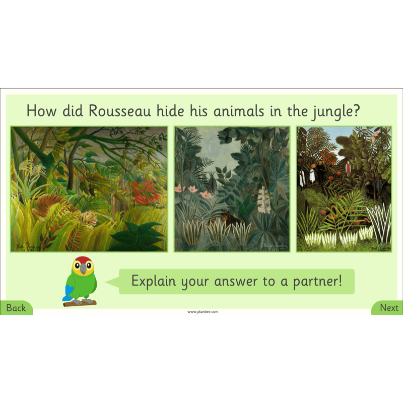 PlanBee Henri Rousseau KS1 Art Lessons