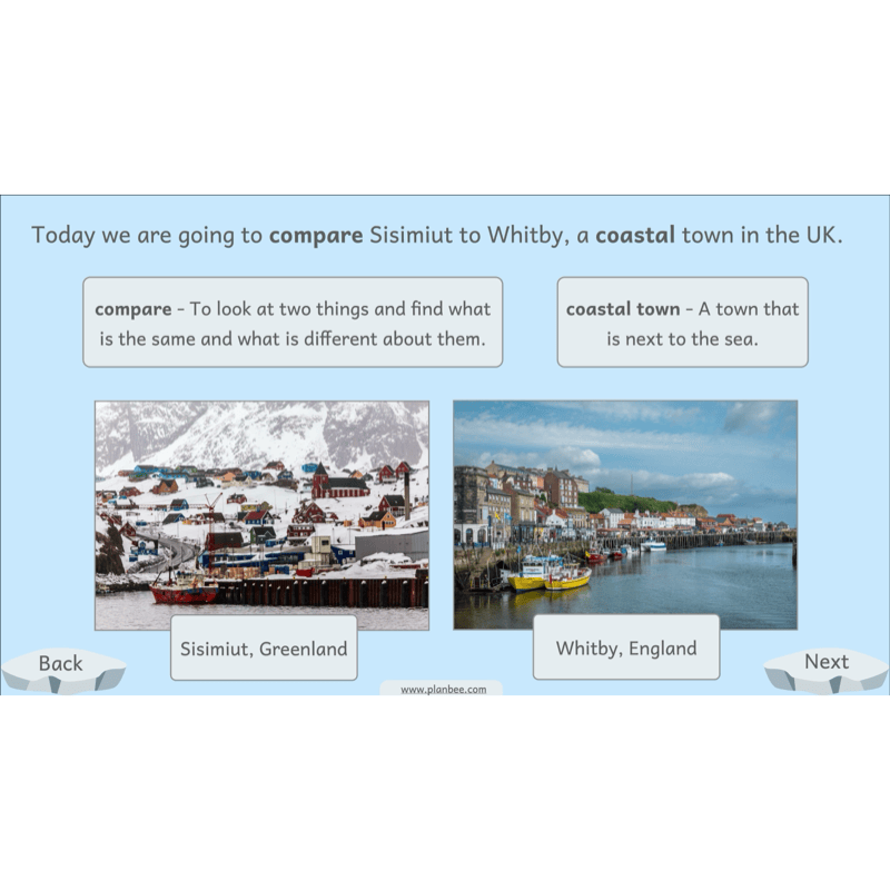 PlanBee Let's go to the Arctic KS1 Geography Lesson Pack