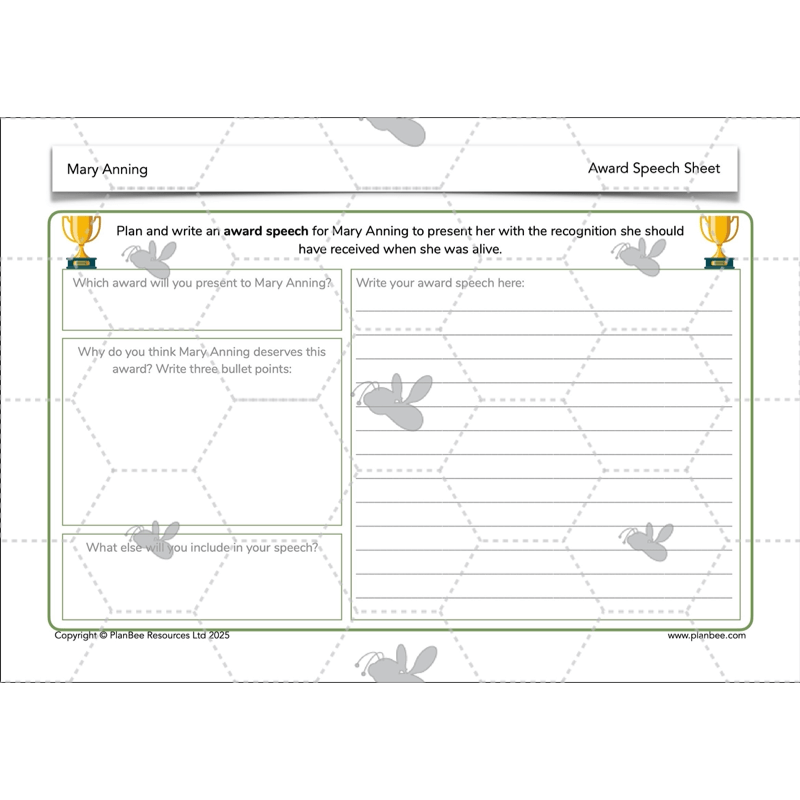 PlanBee Mary Anning KS2 Lesson | Life and Achievements