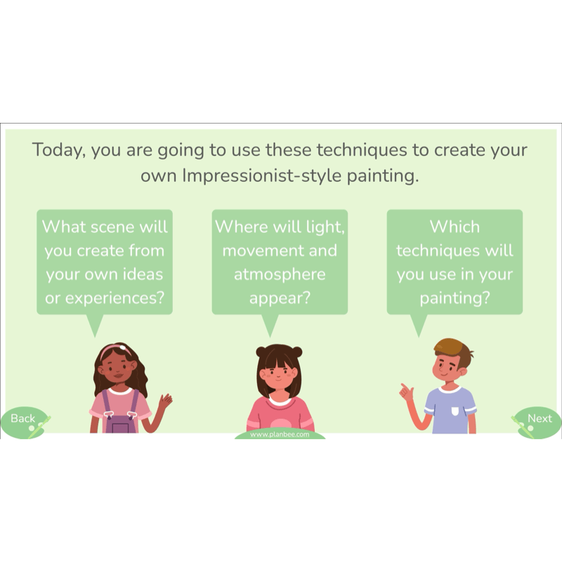 PlanBee Monet and the Impressionists | KS2 Art Lessons