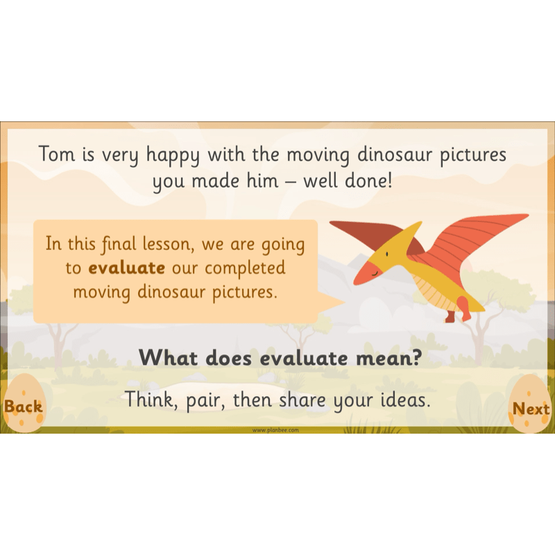 PlanBee Moving Dinosaurs KS1 | DT lessons