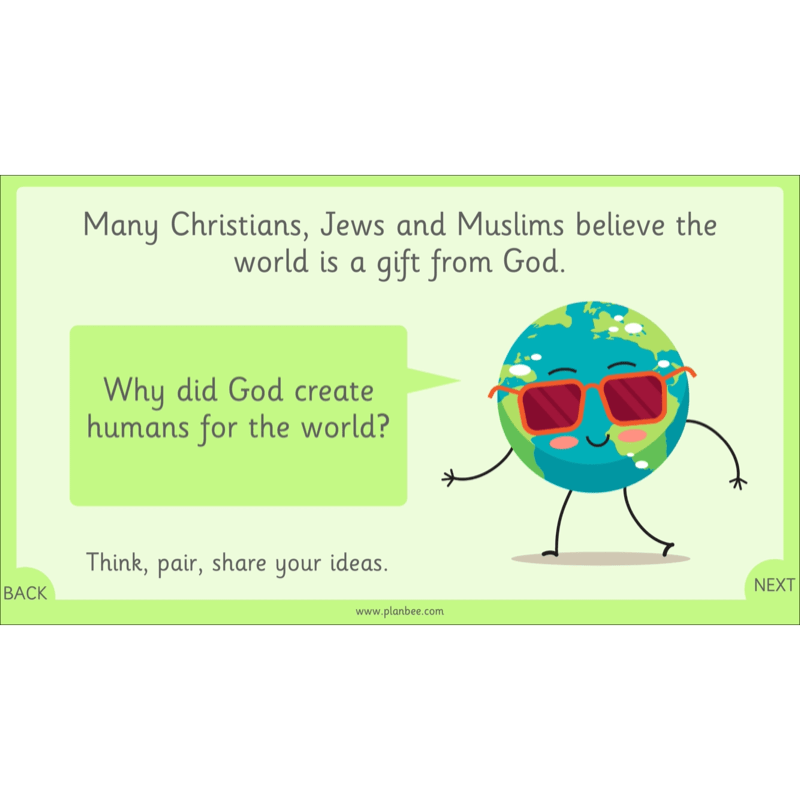 PlanBee Our Wonderful World - Creation Story KS1 RE Lessons | PlanBee