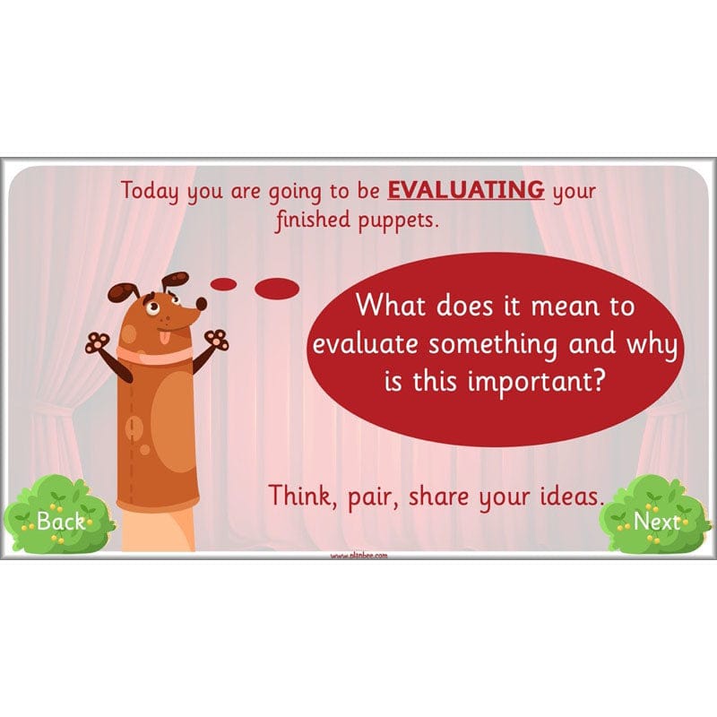 PlanBee Puppets KS1 DT Lesson Planning Pack for Year 2 by PlanBee