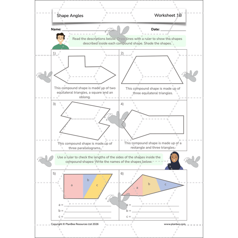 PlanBee Shape Angles Year 4 Shape Properties Lessons by PlanBee
