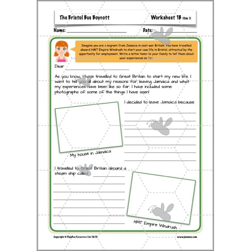 PlanBee Bristol Bus Boycott History KS2 lessons by PlanBee