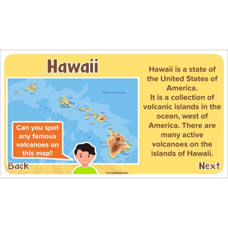 PlanBee Volcanoes KS2 Geography Lesson Planning