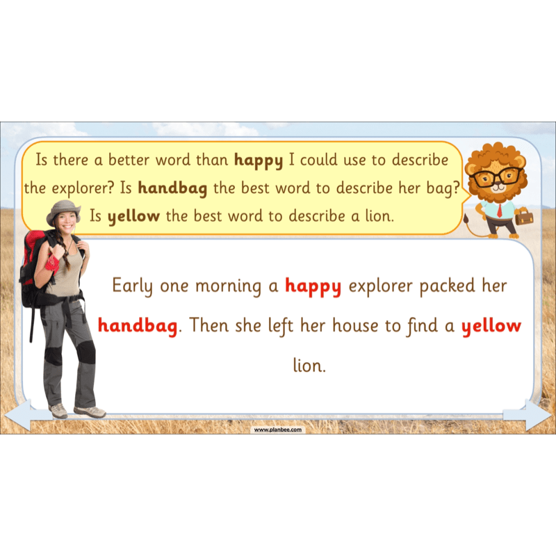 PlanBee We're Going on a Lion Hunt KS1 English Lesson Planning