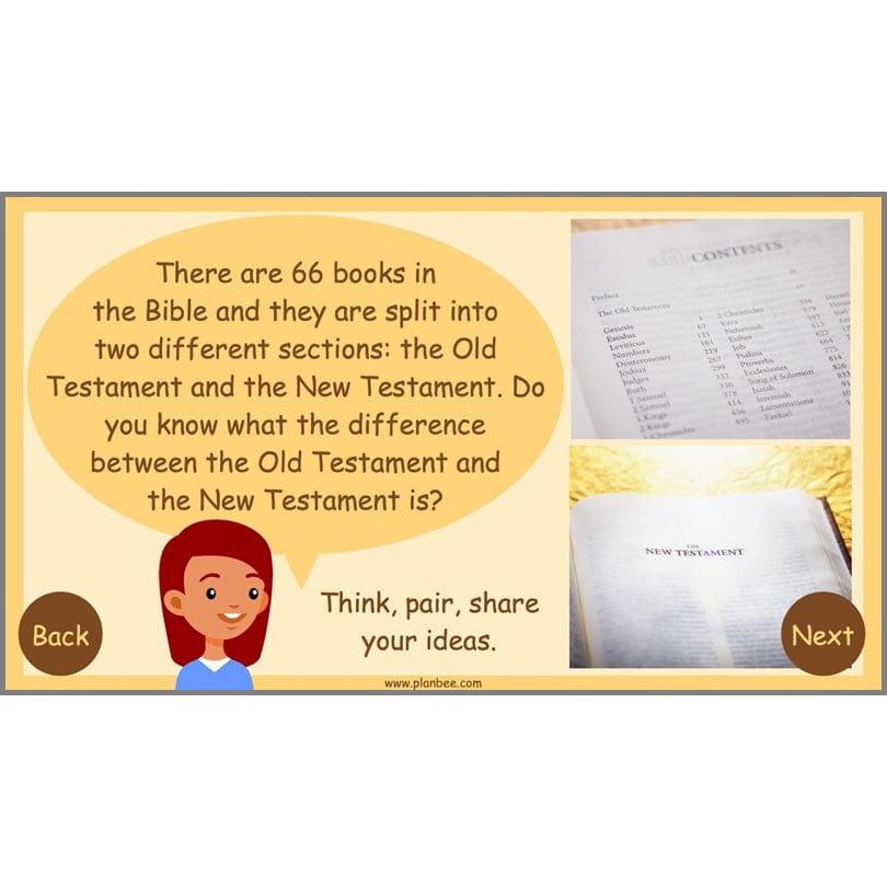 PlanBee What is the Christian Bible? Year 3 KS1 PlanBee RE Lessons