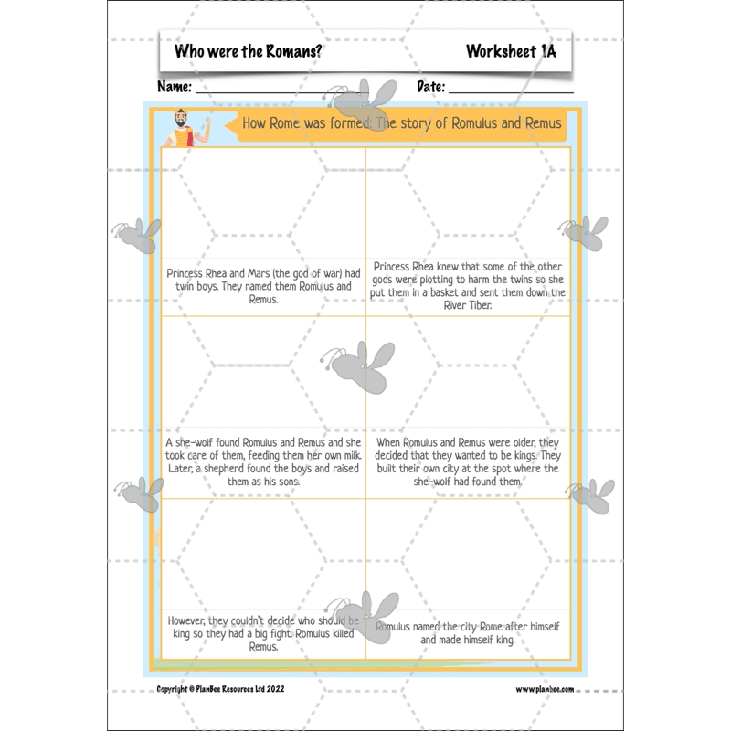 PlanBee Who were the Romans? KS2 Lesson Planning and Resources