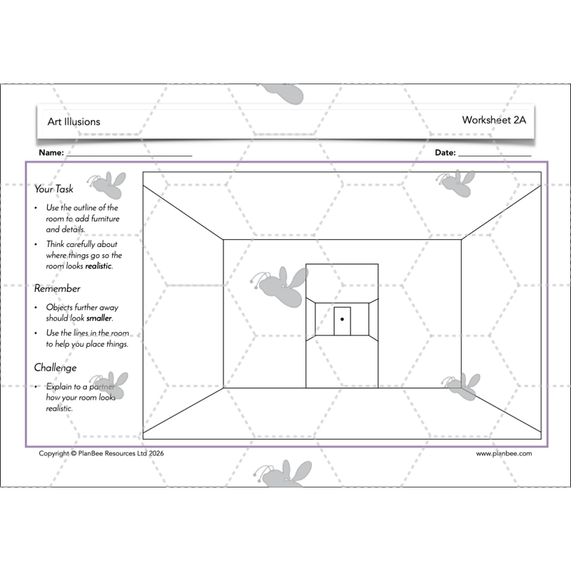 PlanBee Art Illusions | KS2 Art lessons