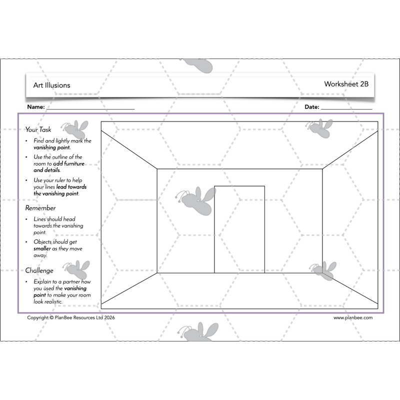 PlanBee Art Illusions | KS2 Art lessons