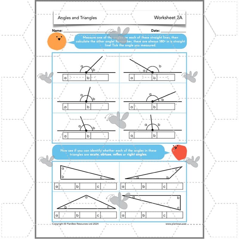 PlanBee Year 5 Angles and Triangles Maths Lessons by PlanBee