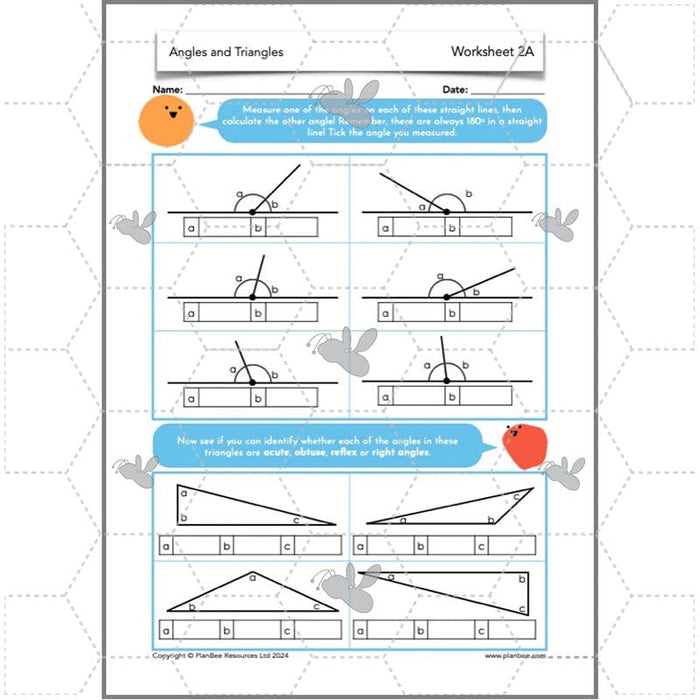 PlanBee Year 5 Angles and Triangles Maths Lessons by PlanBee