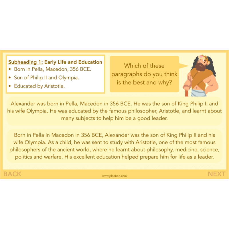 PlanBee Alexander the Great KS2 | English Lessons | Biographies