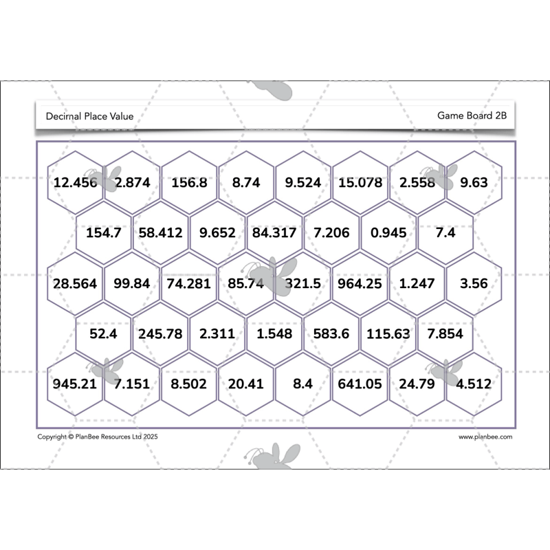 PlanBee Year 6 Decimal Place Value Maths Lessons by PlanBee