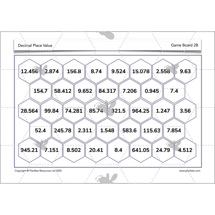 PlanBee Year 6 Decimal Place Value Maths Lessons by PlanBee