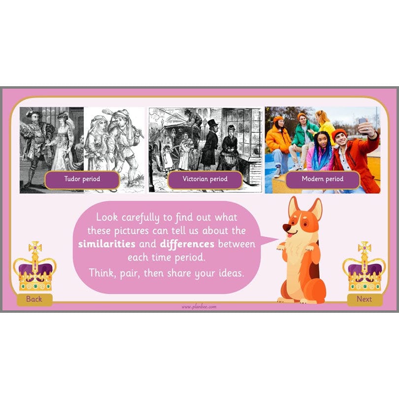 PlanBee Famous Queens | KS1 History Lesson Pack by PlanBee