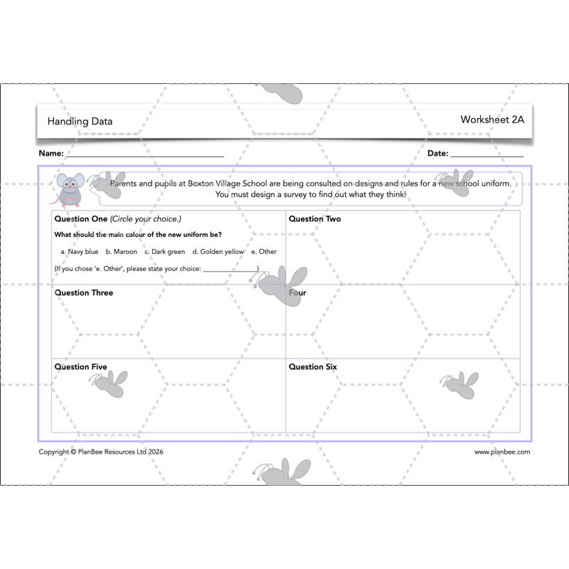 PlanBee Handling Data Year 4 Maths Lessons by PlanBee