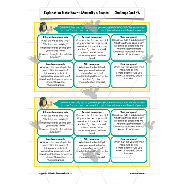 PlanBee Explanation Texts: How to Mummify a Tomato | KS2 English