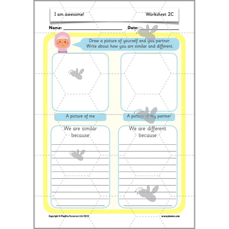 PlanBee I am awesome PSHE KS1 lessons by PlanBee