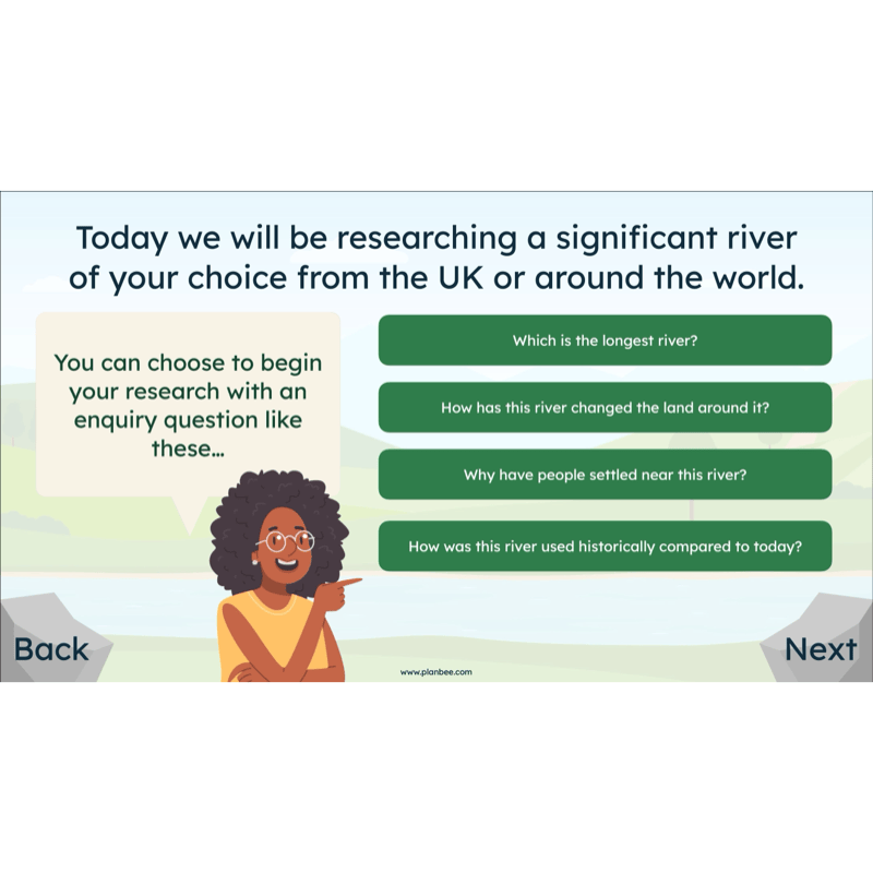 PlanBee Investigating Rivers KS2 Geography lessons by PlanBee