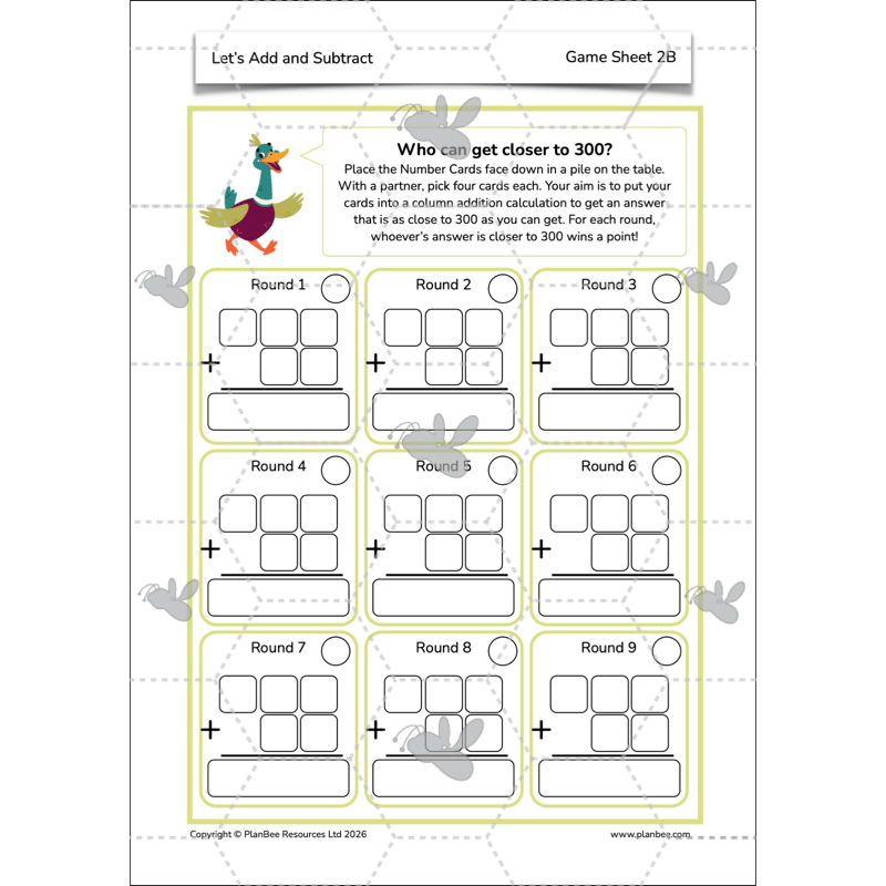 PlanBee Let's Add and Subtract Year 3 Maths Lessons by PlanBee