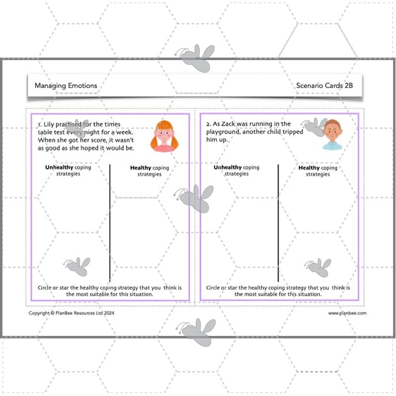 PlanBee Managing Emotions KS2 PSHE lessons | PlanBee